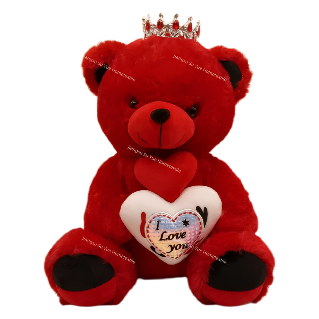 Lolita-Style Red Dress Teddy Bear Plush Doll Christmas Gift Toy Hug Pillow
