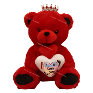 Lolita-Style Red Dress Teddy Bear Plush Doll Christmas Gift Toy Hug Pillow