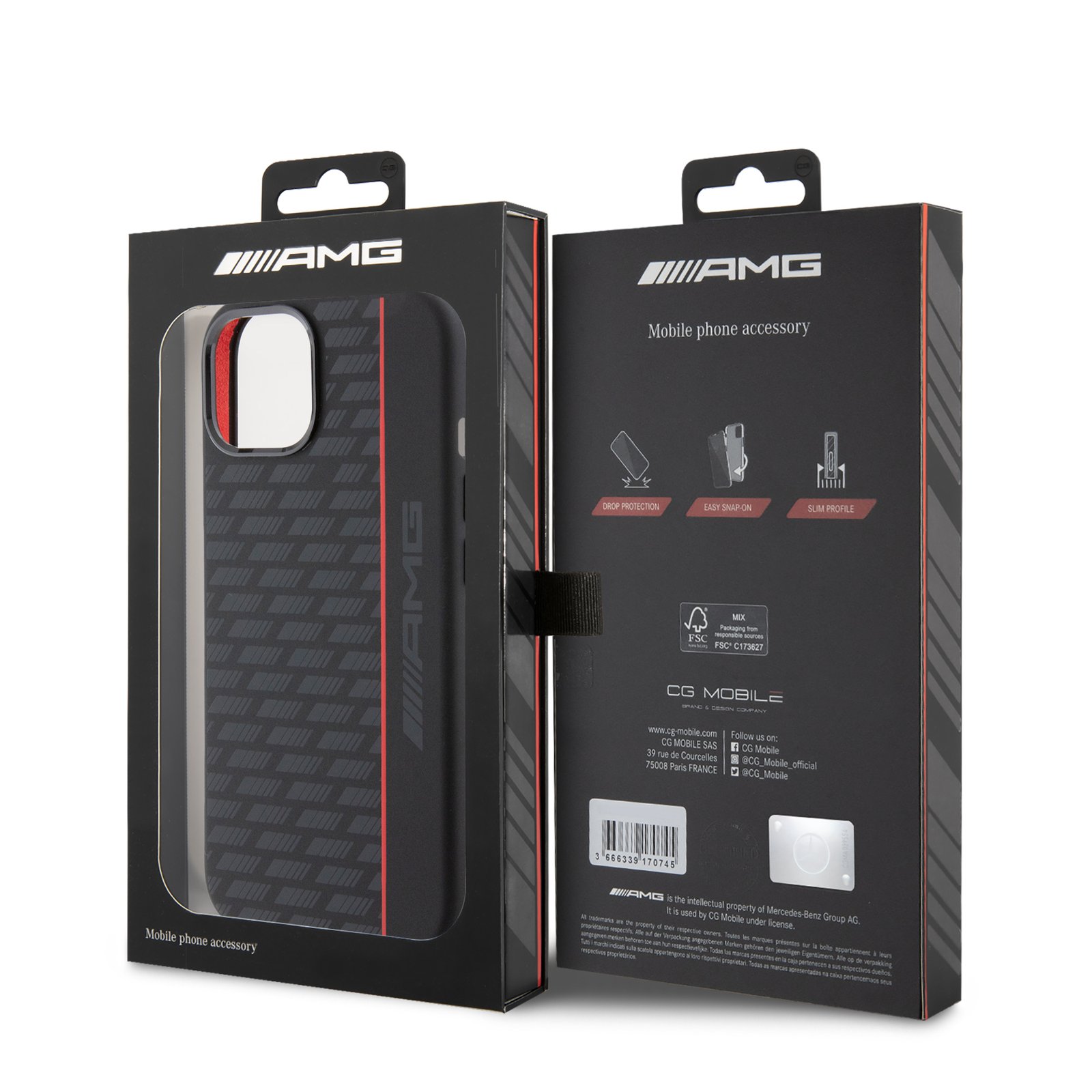 for iphone 15 amg hc magsafe silicone case carbon pattern black (amg #119)