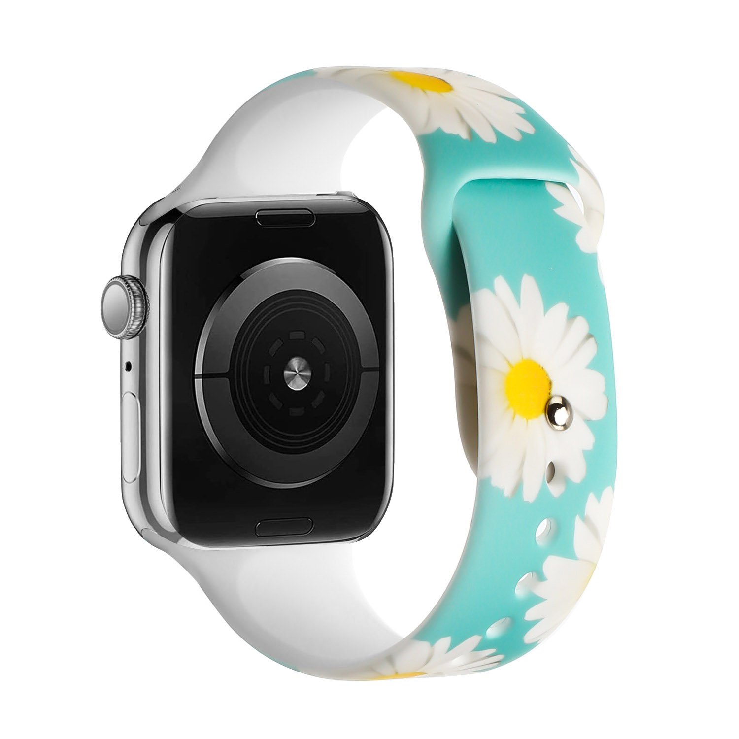 for apple watch size 38/40/41mm premium silicone design watch band d