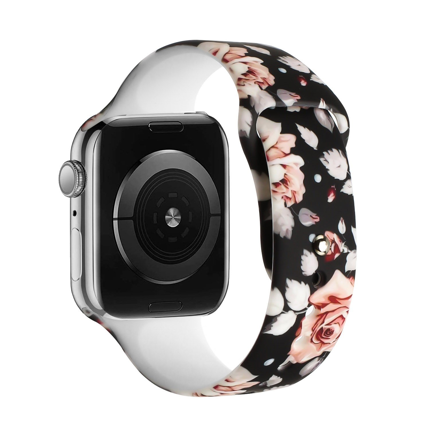 for apple watch size 38/40/41mm premium silicone design watch band e