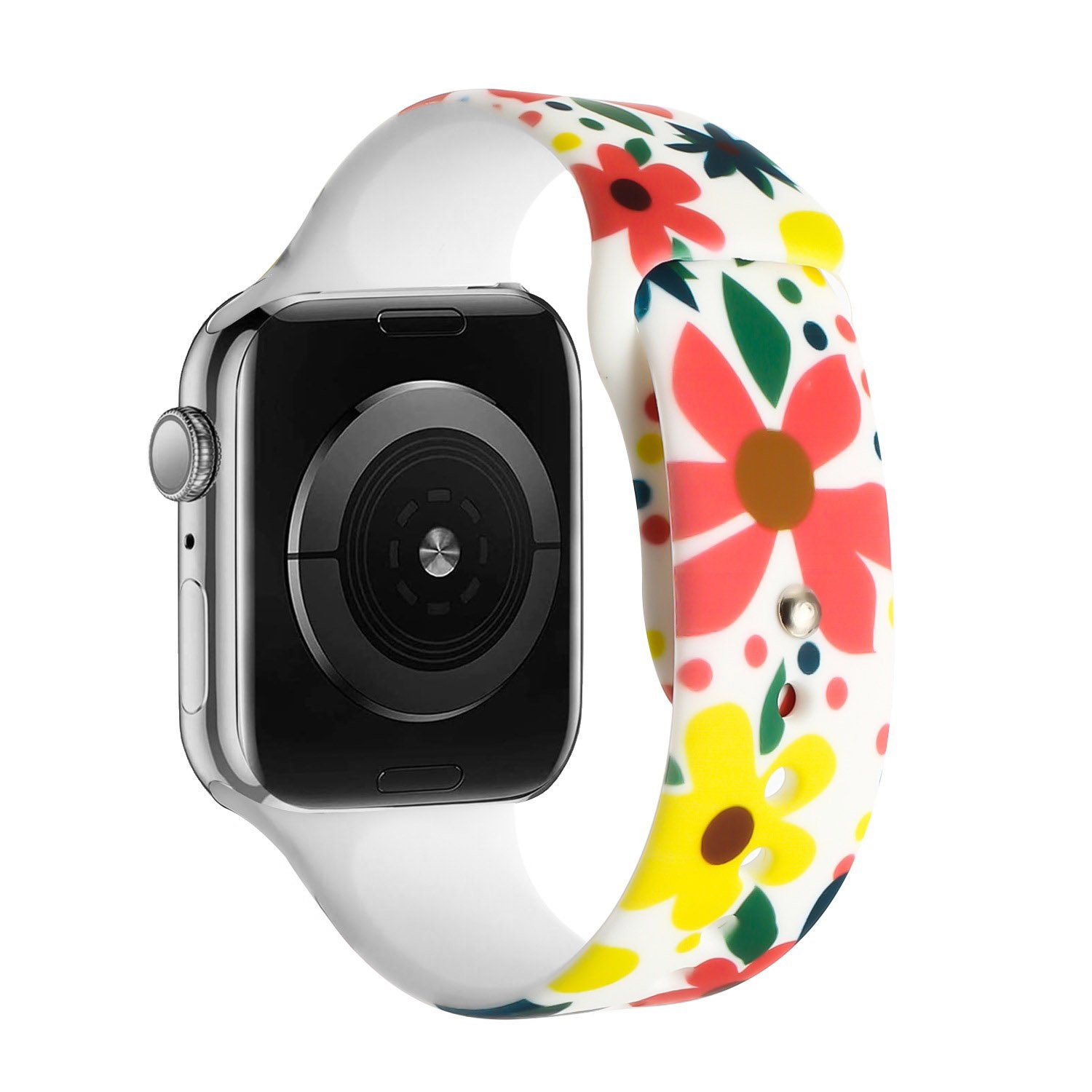 for apple watch size 38/40/41mm premium silicone design watch band h