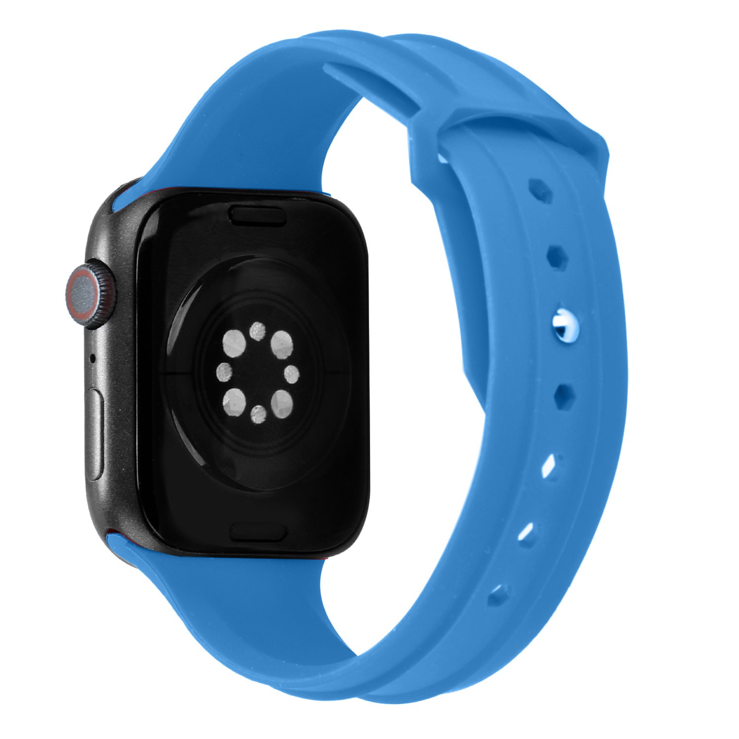 for apple watch size ultra 49/42/44/45mm new fashion silicone watch band blue