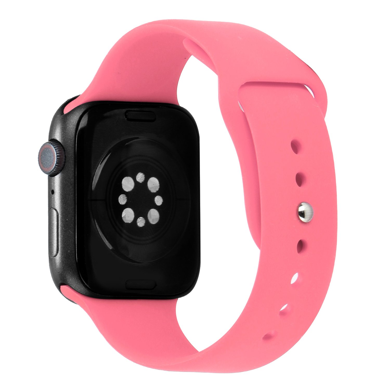 for apple watch size 38/40/41mm premium silicone watch band rose pink
