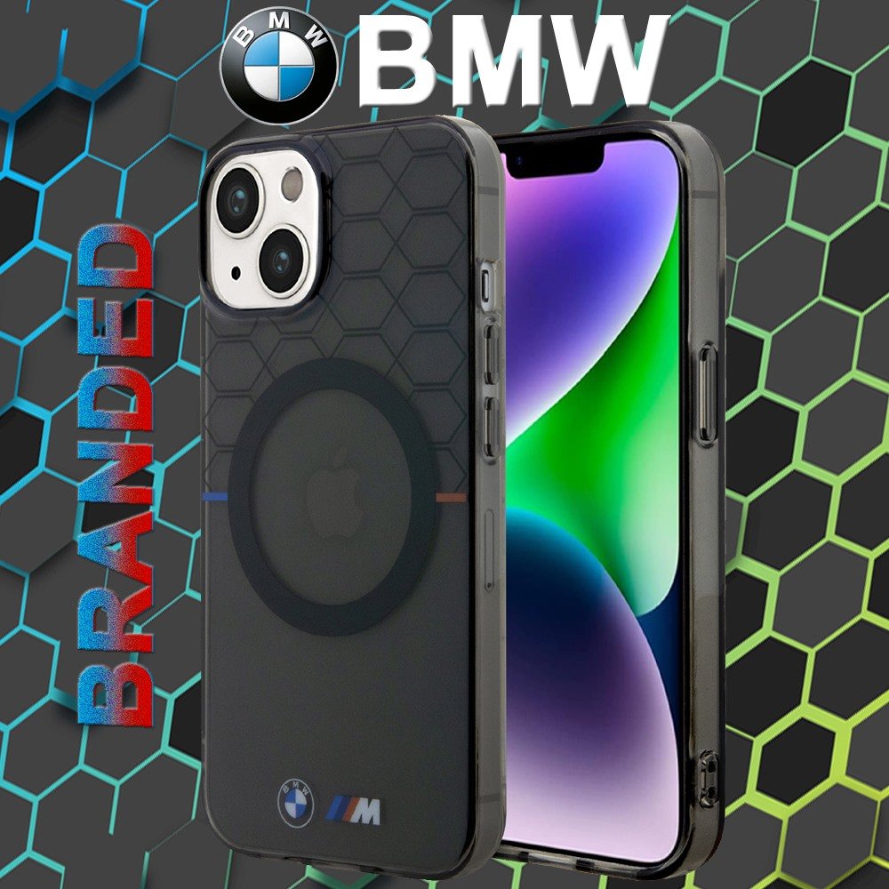 for ip 14/ ip 13 bmw magsafe m pattern gray