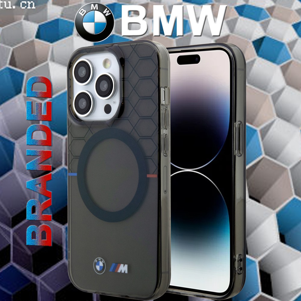 for ip 14 pro max bmw magsafe m pattern gray