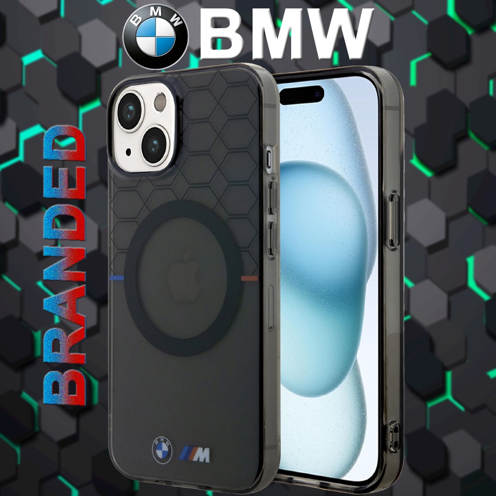 for ip 15 bmw magsafe m pattern gray