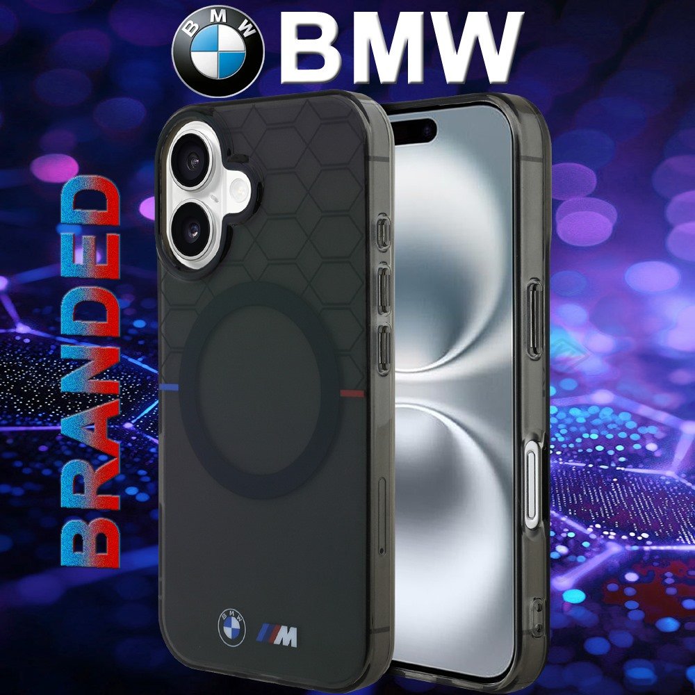 for ip 16 bmw magsafe m pattern gray