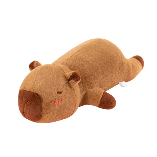 sustainable capybara plush eco friendly recycled pillow for all ages