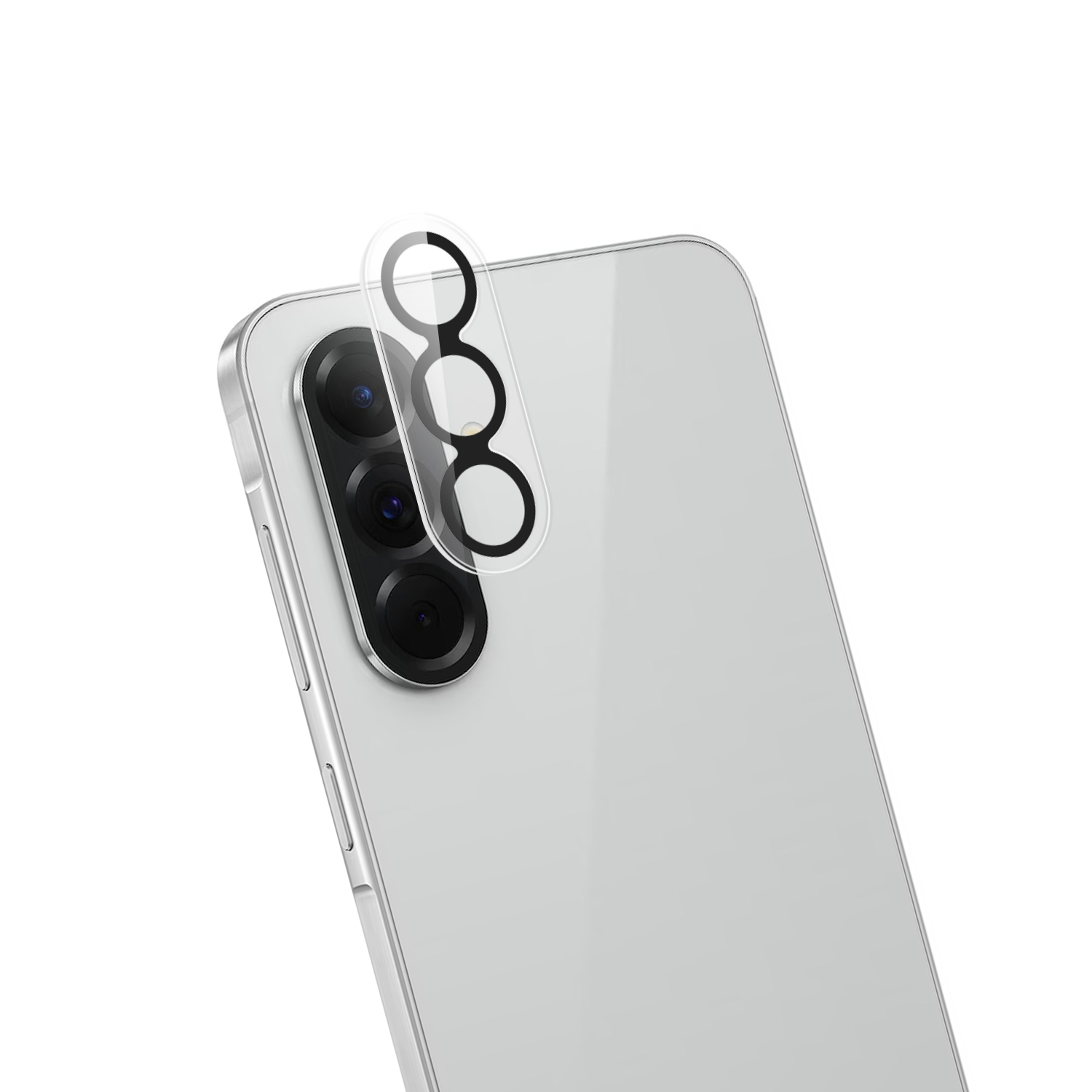 for samsung galaxy a37 camera lens black edge tempered(2.5d)