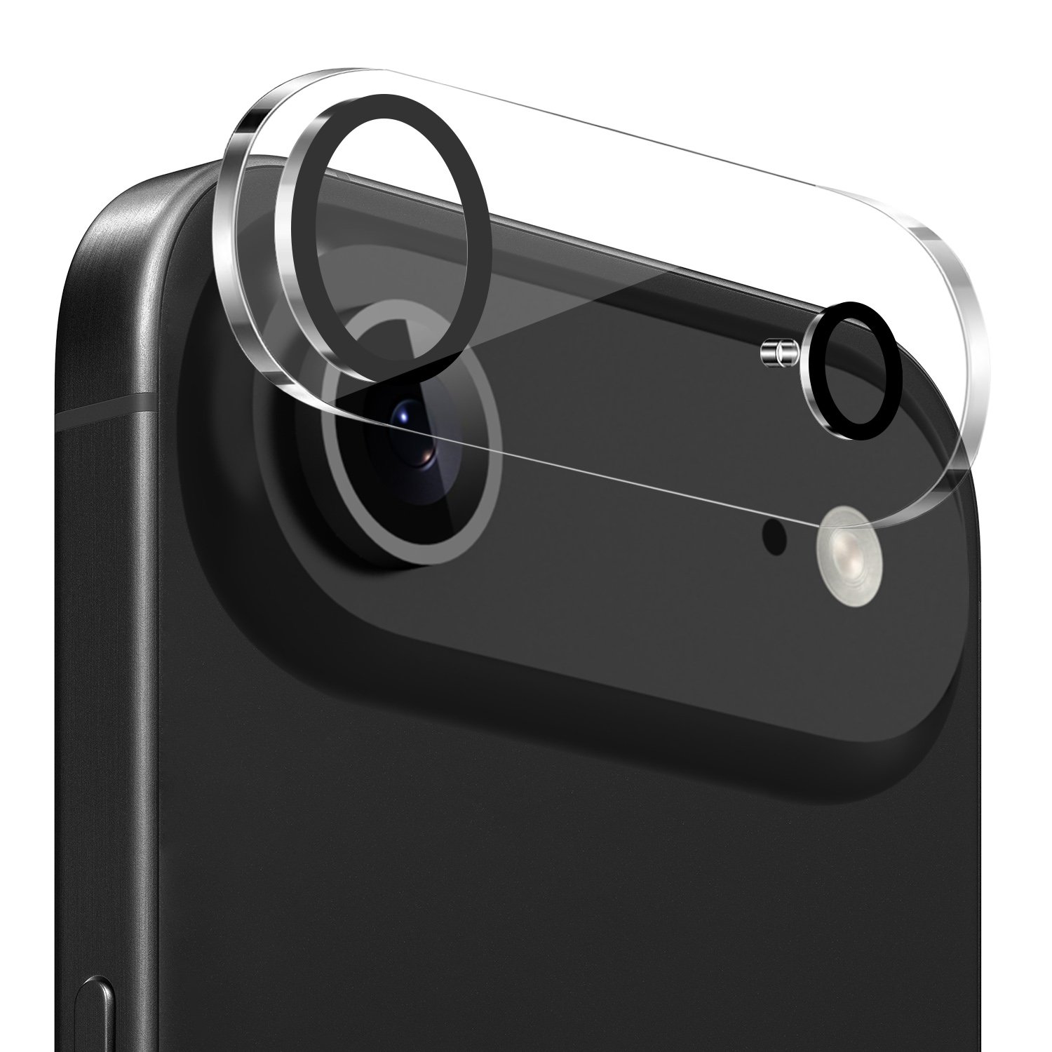 for iphone 17 air camera lens black edge tempered(2.5d)