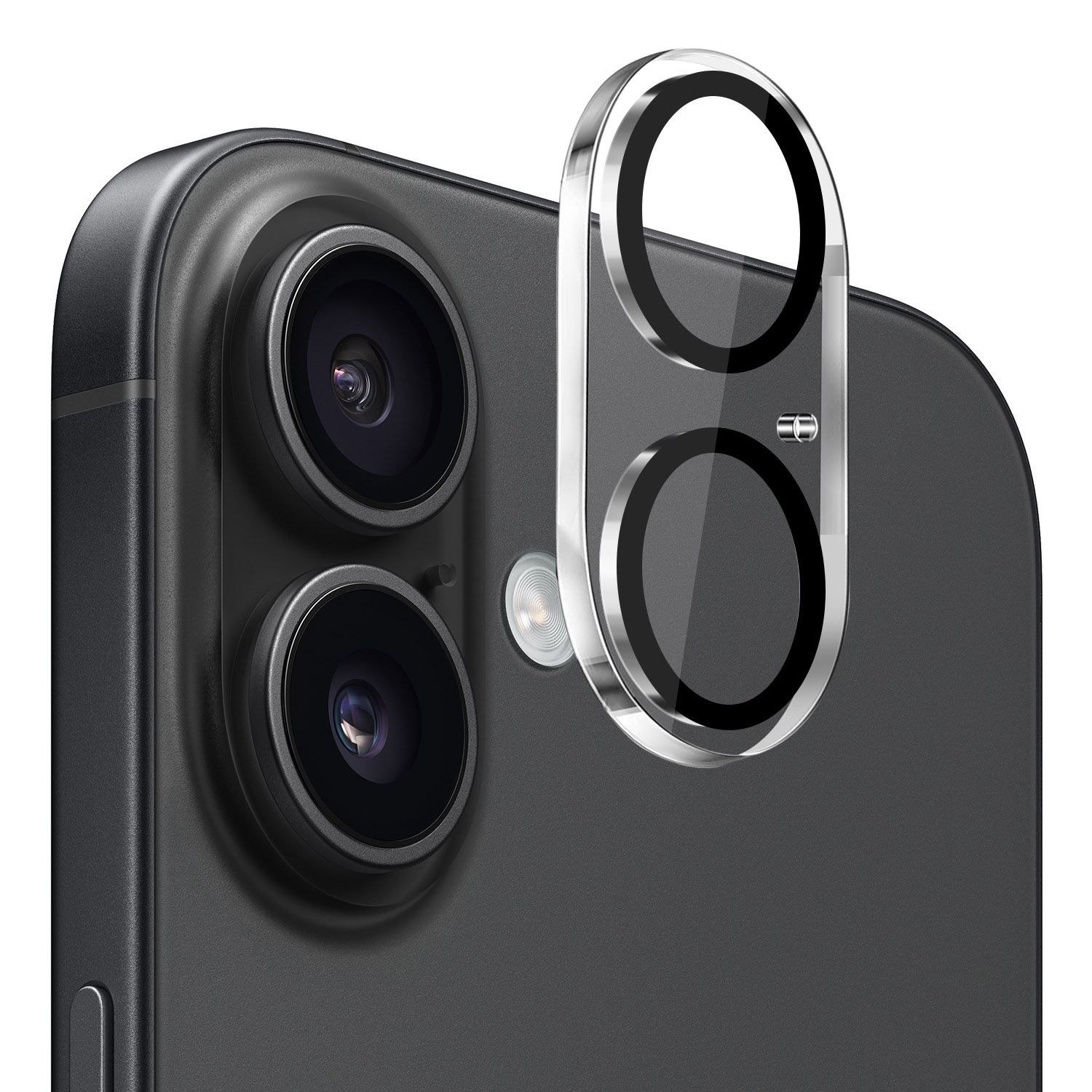 for iphone 17 camera lens black edge tempered(2.5d)