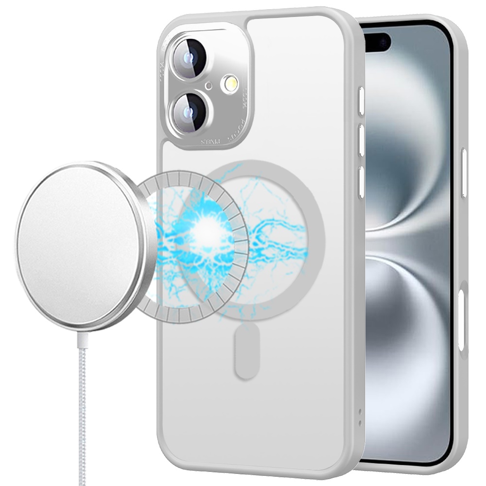 for iphone 16 plus 6.7 inch complete protection hq hybrid with metal tempered camera glass clear