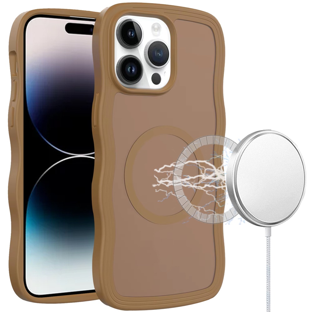 for iphone 14 pro max 6.7" grip hand magnetic ring hq hybrid coffee