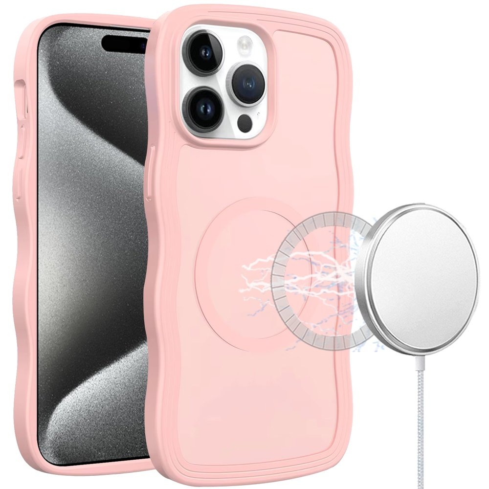 for ip15 pro max grip hand magnetic ring hq hybrid pink