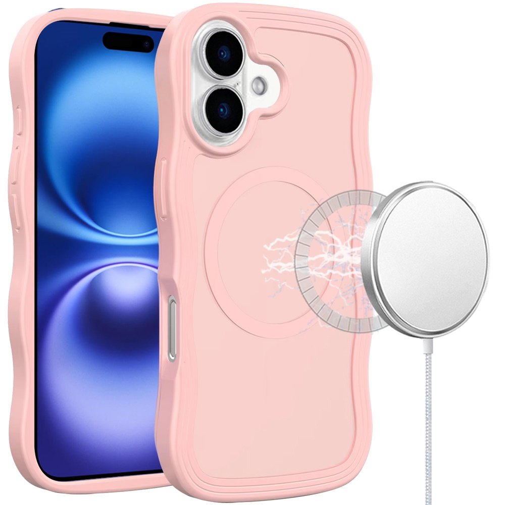 for iphone 17 grip hand magnetic ring hq hybrid pink