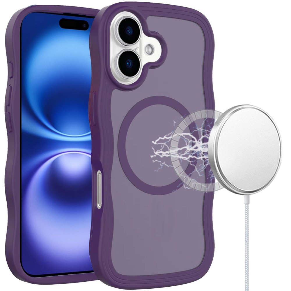for iphone 17 grip hand magnetic ring hq hybrid dark purple