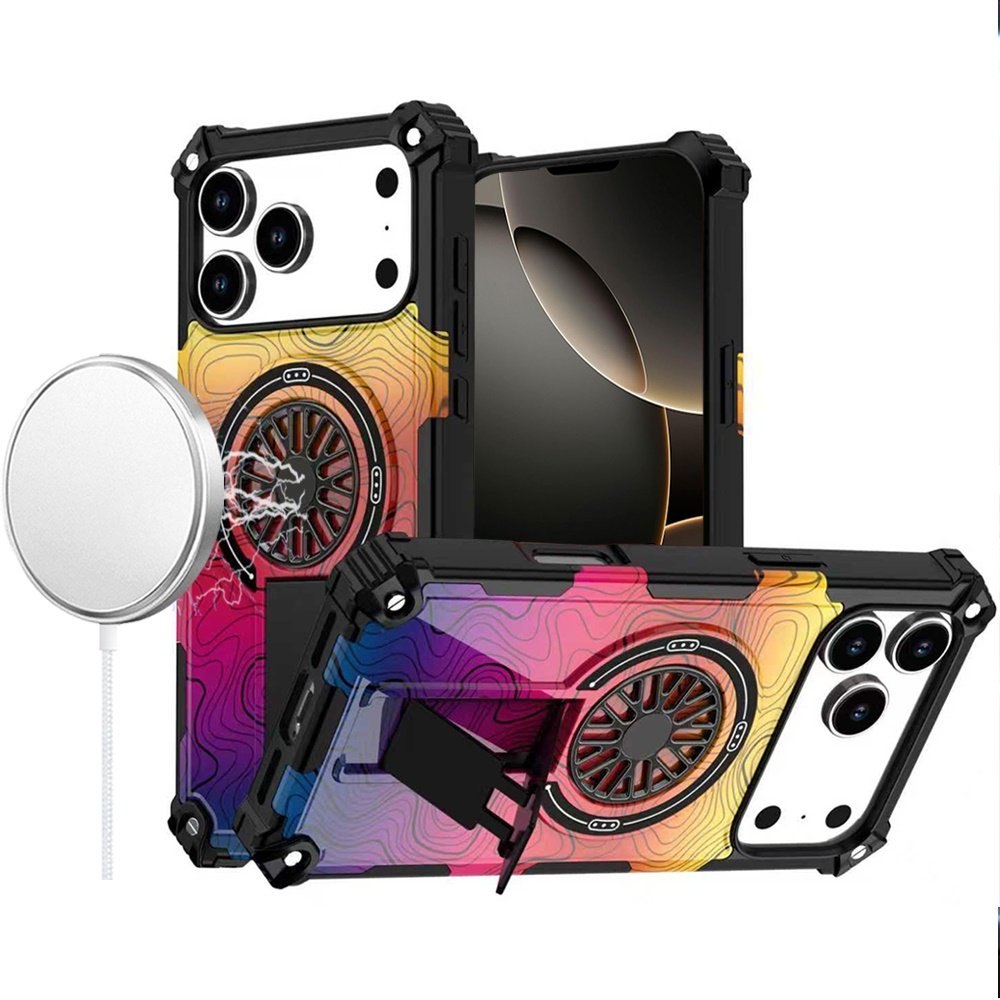 for iphone 17 pro max cd texture design magnetic car mount friendly hq hybrid e