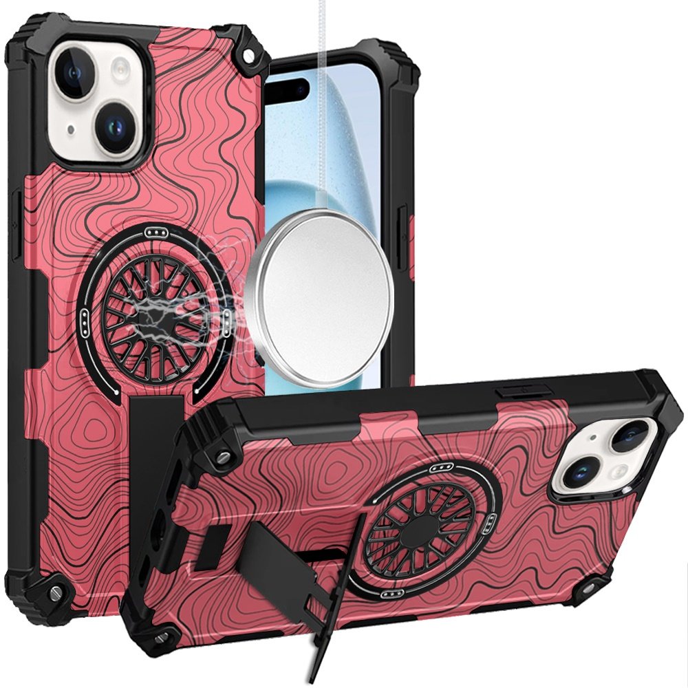 for iphone 15 cd texture design magnetic car mount friendly hq hybrid a