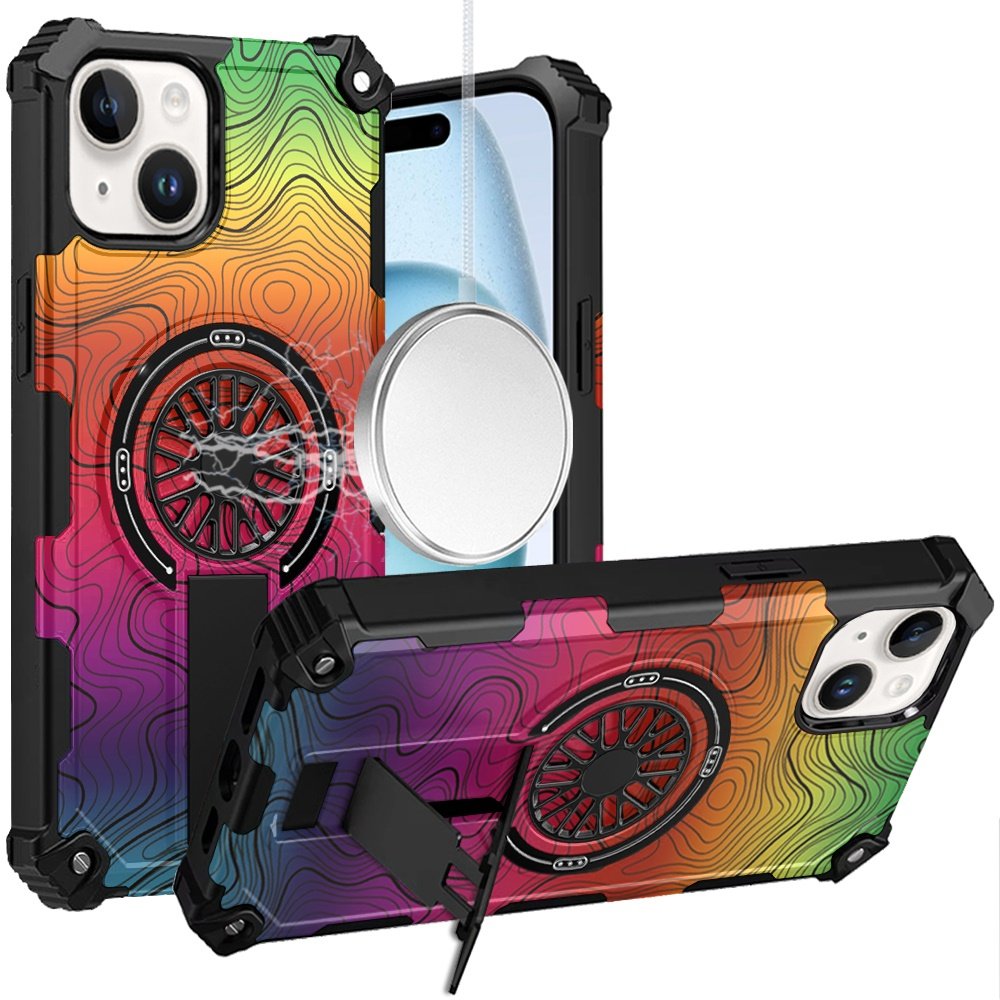 for iphone 15 cd texture design magnetic car mount friendly hq hybrid e