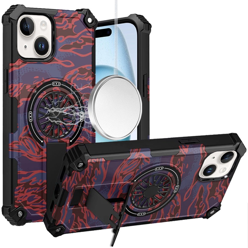 for iphone 15 cd texture design magnetic car mount friendly hq hybrid f