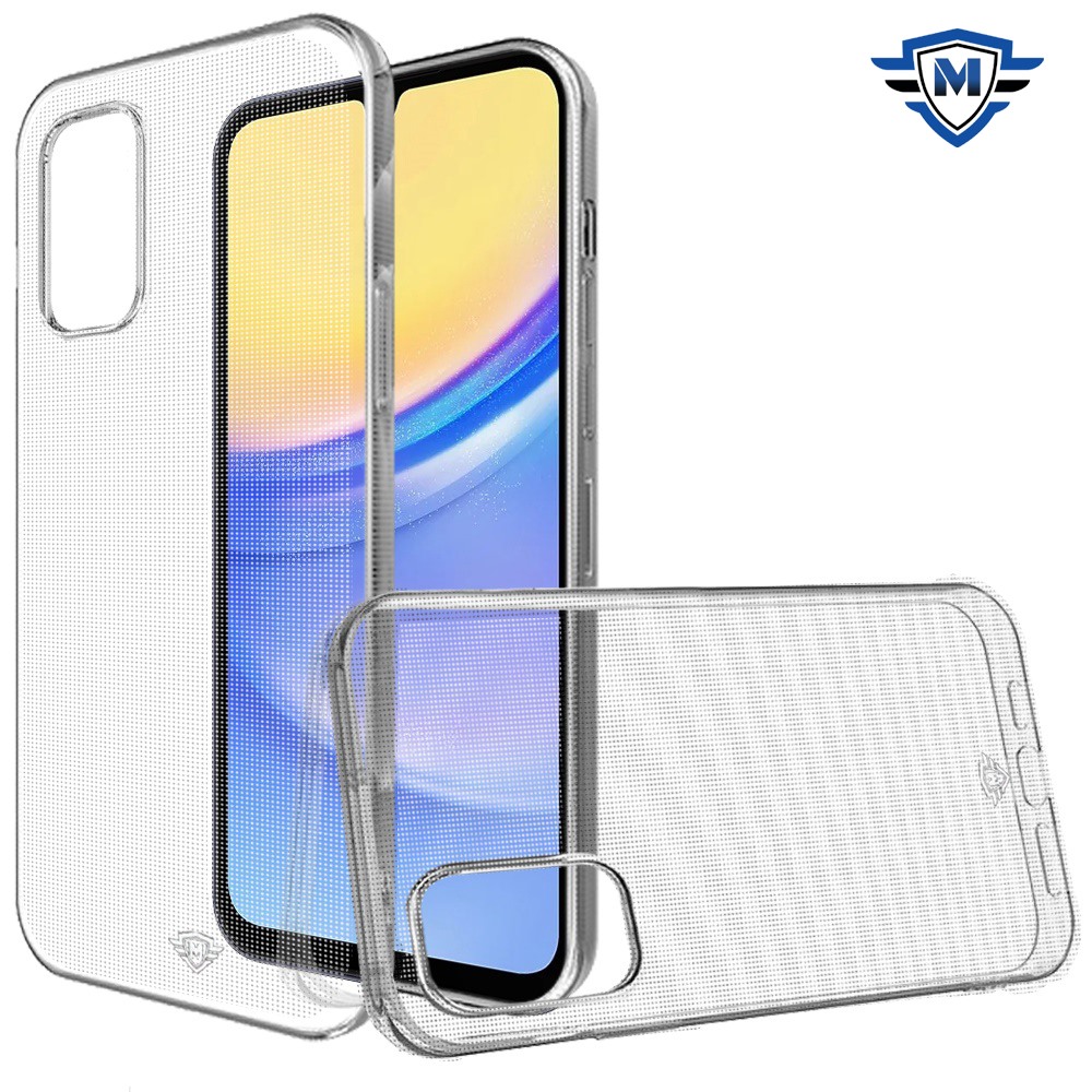 for samsung a25 5g metkase shockproof transparent thick tpu case cover in premium slide out package clear