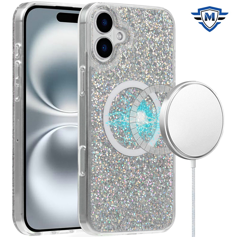 [metkase] for iphone 16 6.1 inch magnetic premium new shockproof hybrid blue