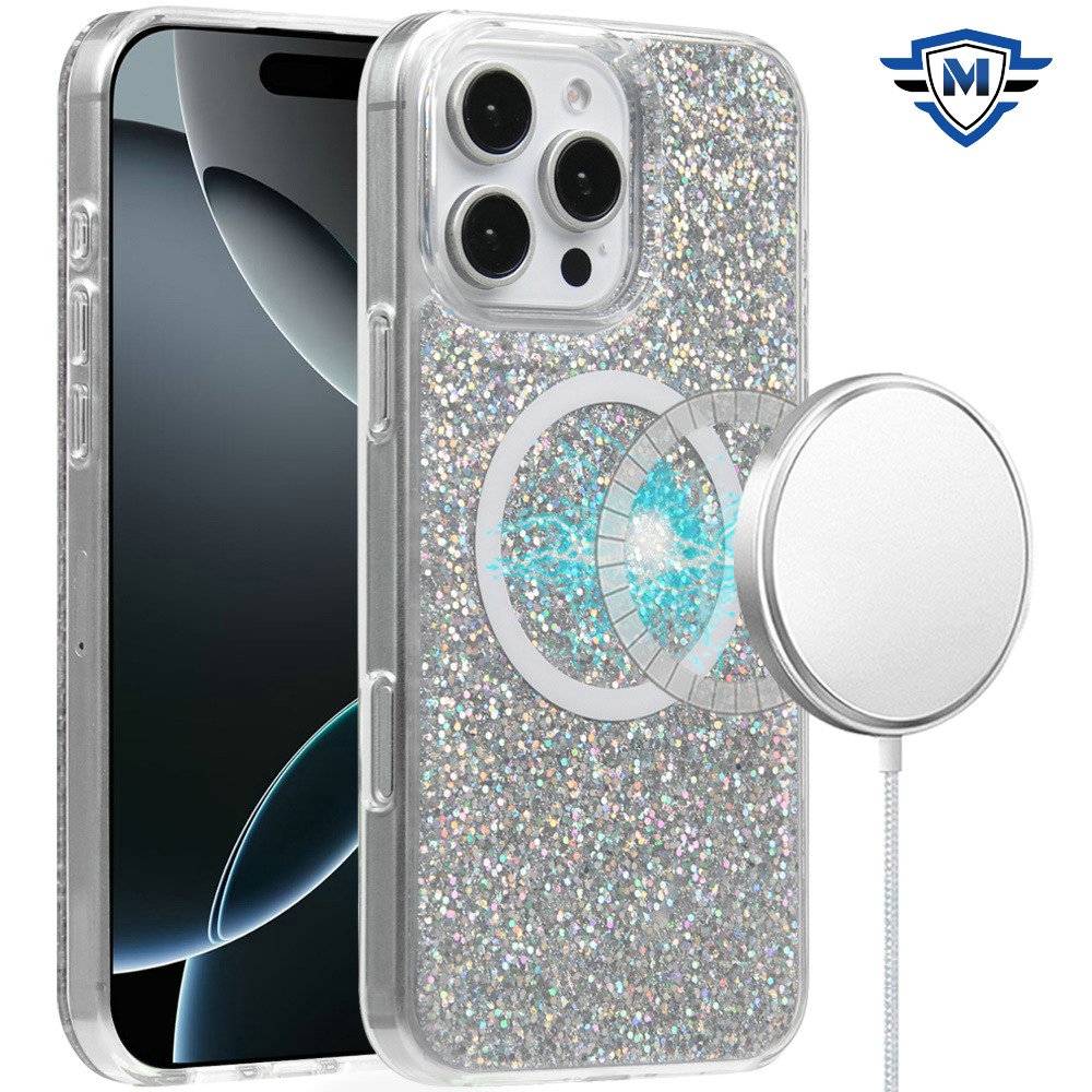 [metkase] for iphone 16 pro 6.3 inch magnetic premium new shockproof hybrid blue
