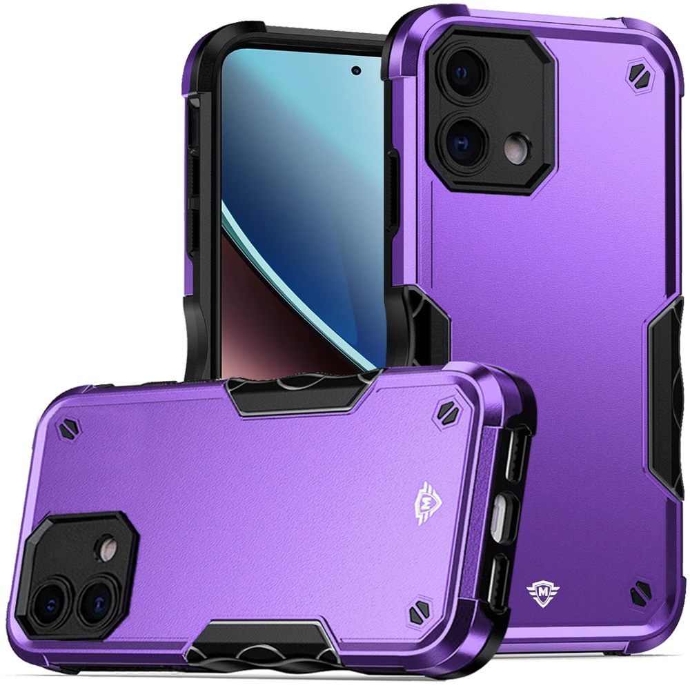 motorola g stylus 5g (2023) 6.6inch exquisite tough shockproof hybrid dark purple/black