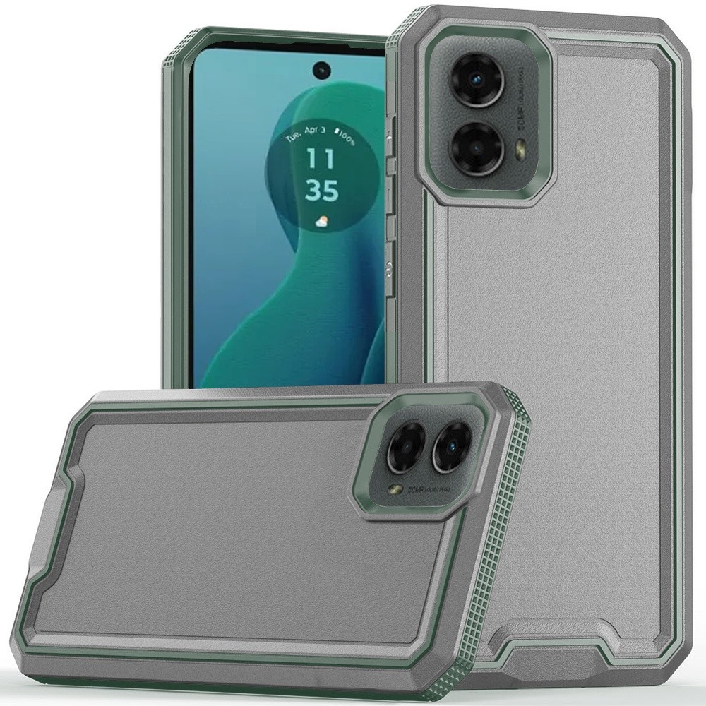 for motorola moto g 5g (2024) rank tough strong modern fused hybrid grey