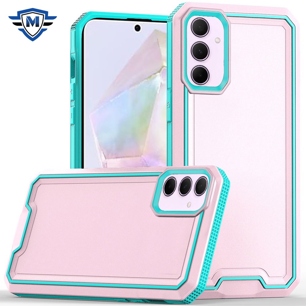 metkase for samsung galaxy a36 / a56 rank tough strong modern fused hybrid light pink