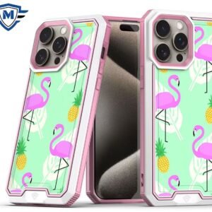 for iphone 13 pro max metkase premium rank design fused hybrid in slide out package flamingo