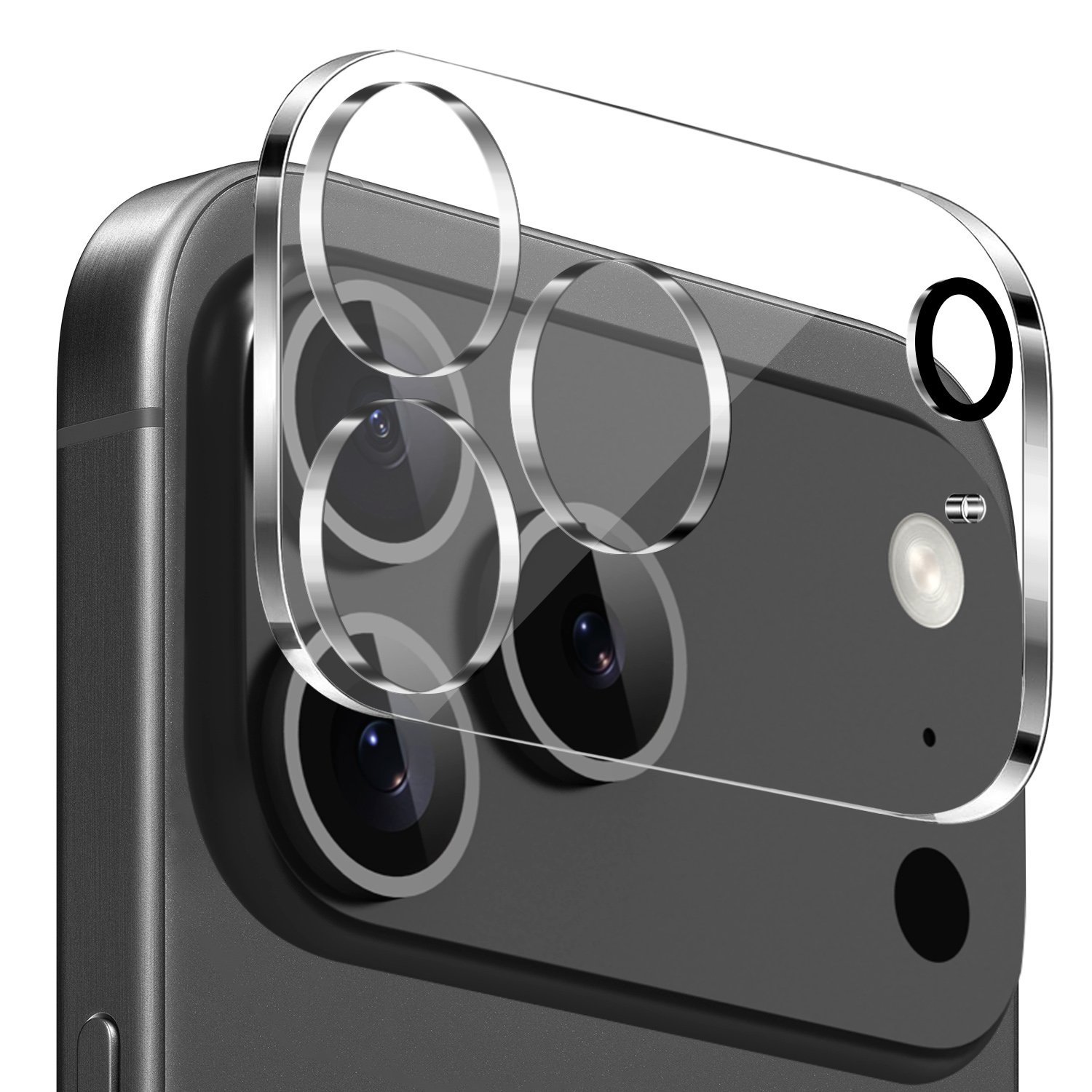 for iphone 17 pro camera clear tempered glass(2.5d)