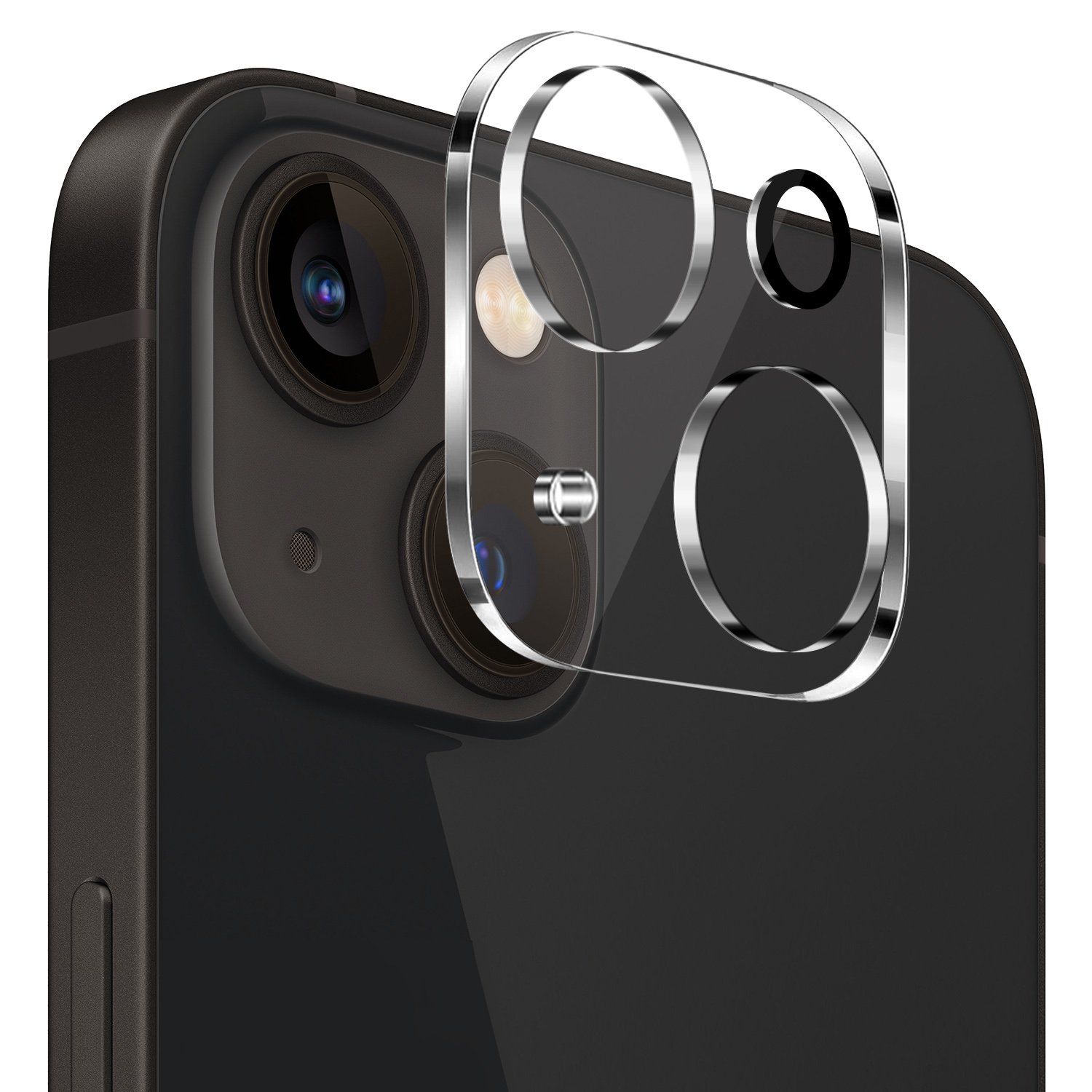 for iphone 13 6.1 camera clear tempered glass(2.5d)