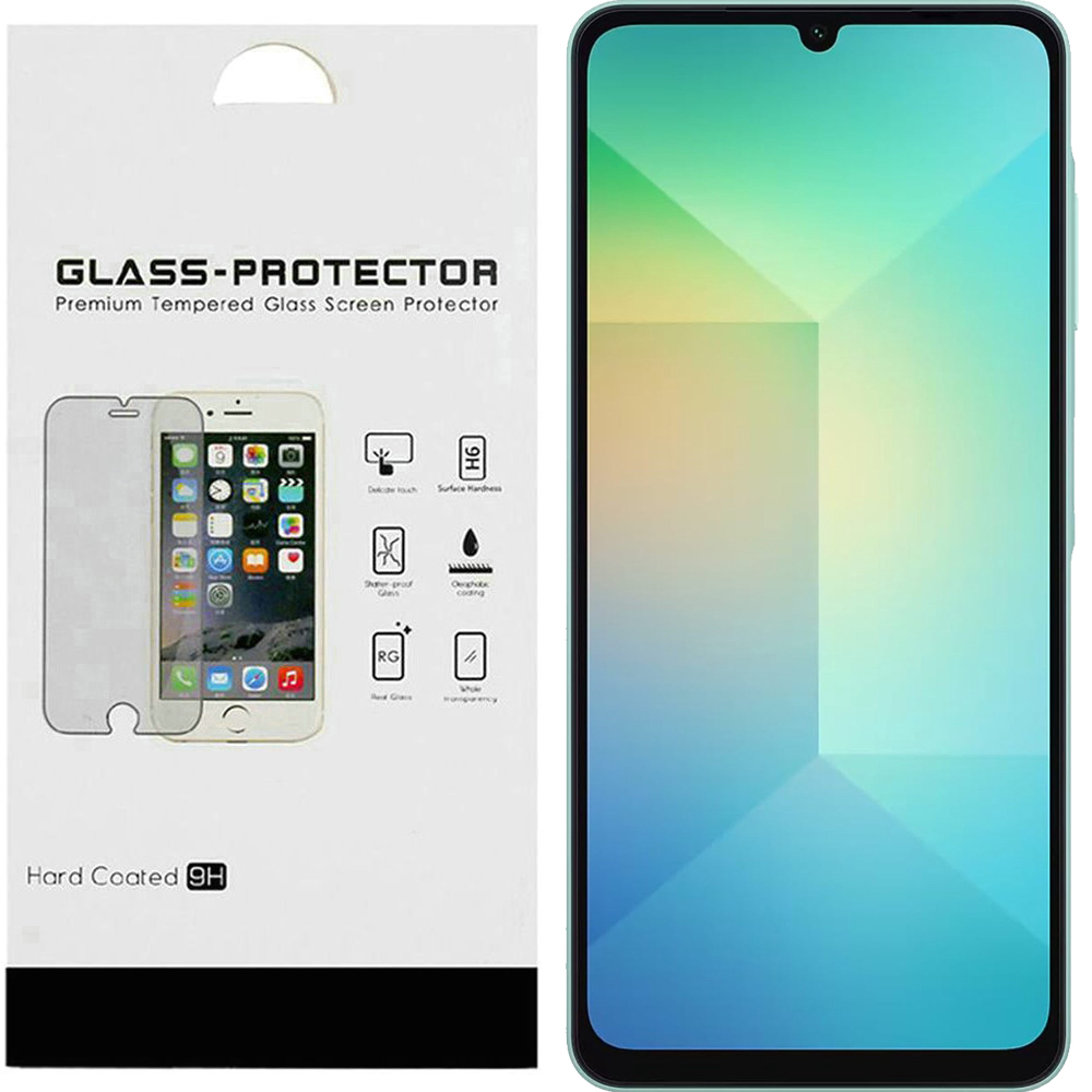 for samsung a06 clear tempered glass