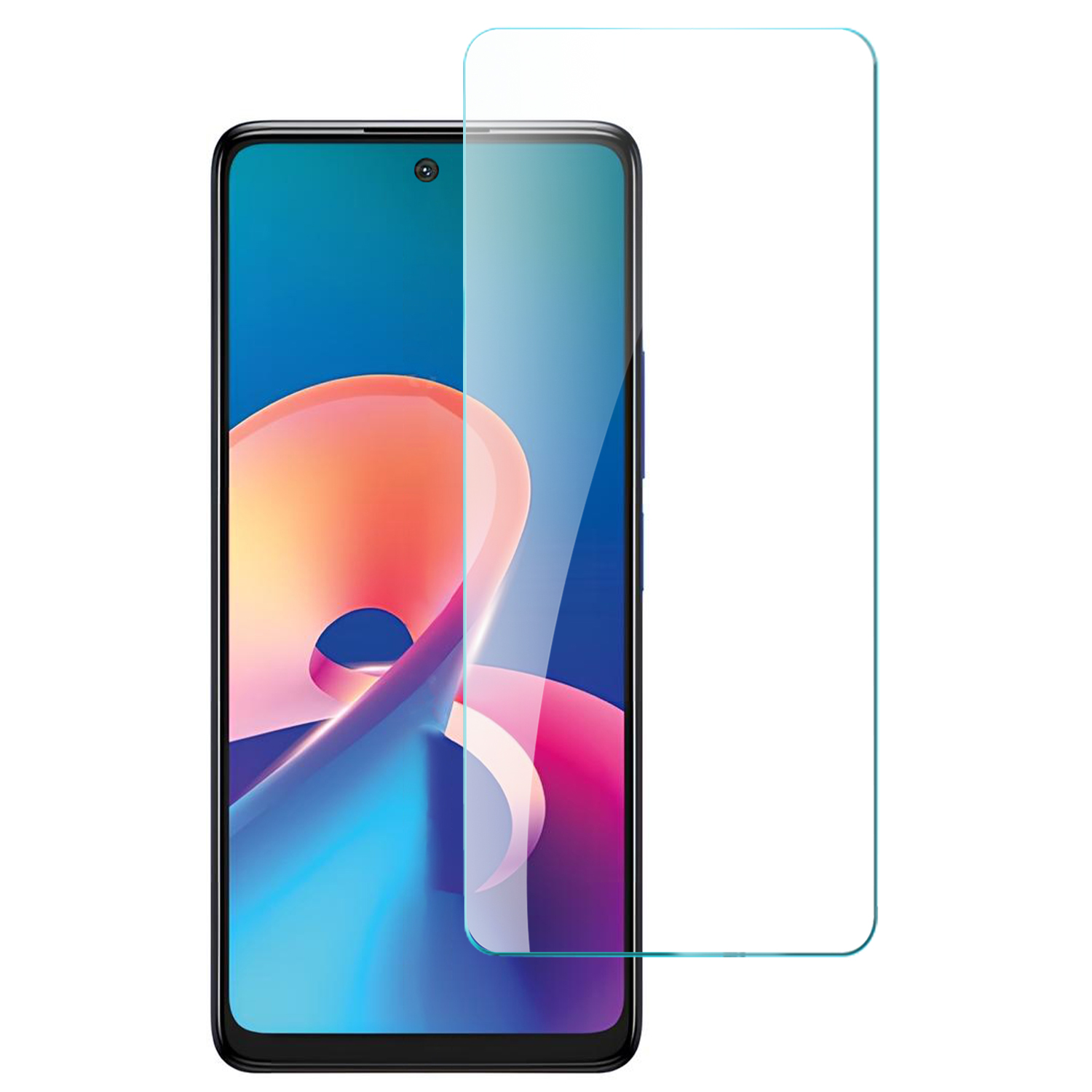 for tcl 50xe clear tempered glass