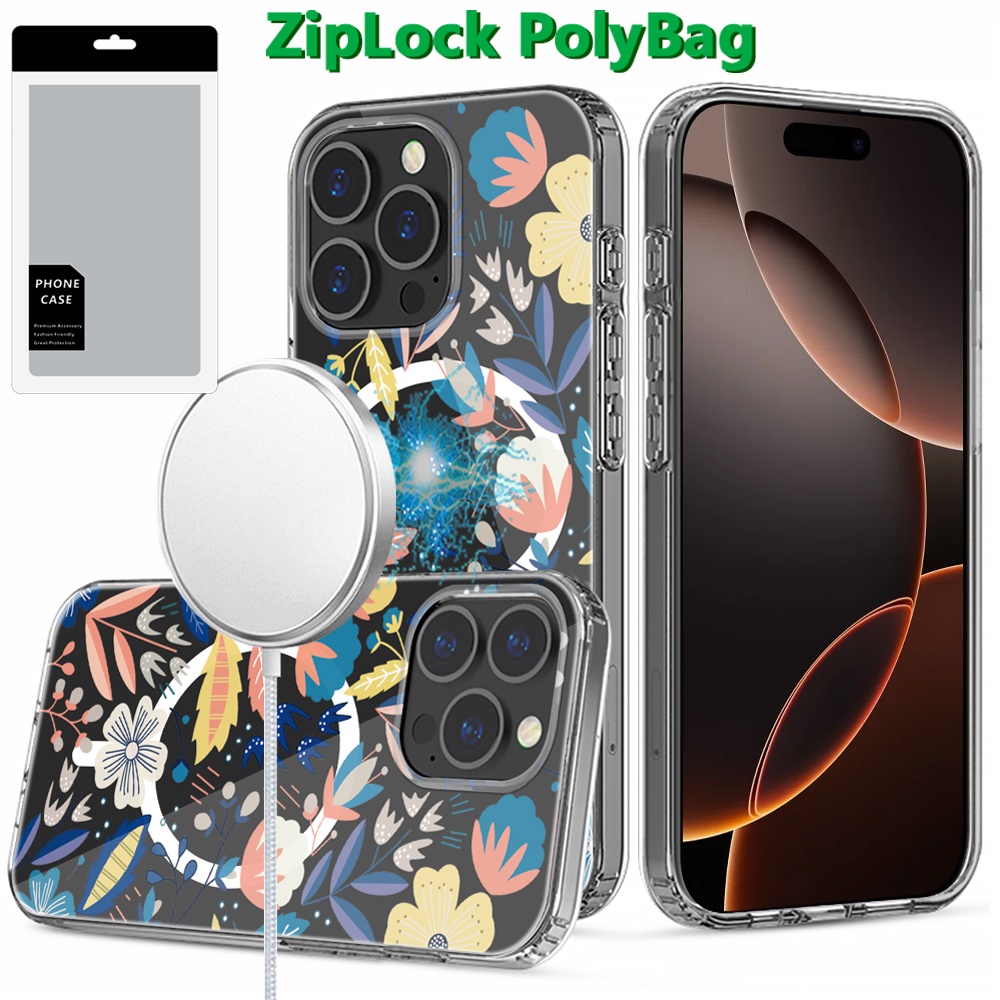 [polybag] for iphone 16 pro max 6.9 inch thick hybrid design cover case d