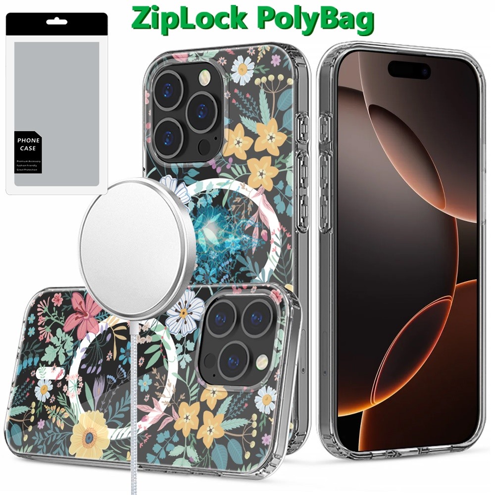 [polybag] for iphone 16 pro 6.3 inch thick hybrid design cover case c