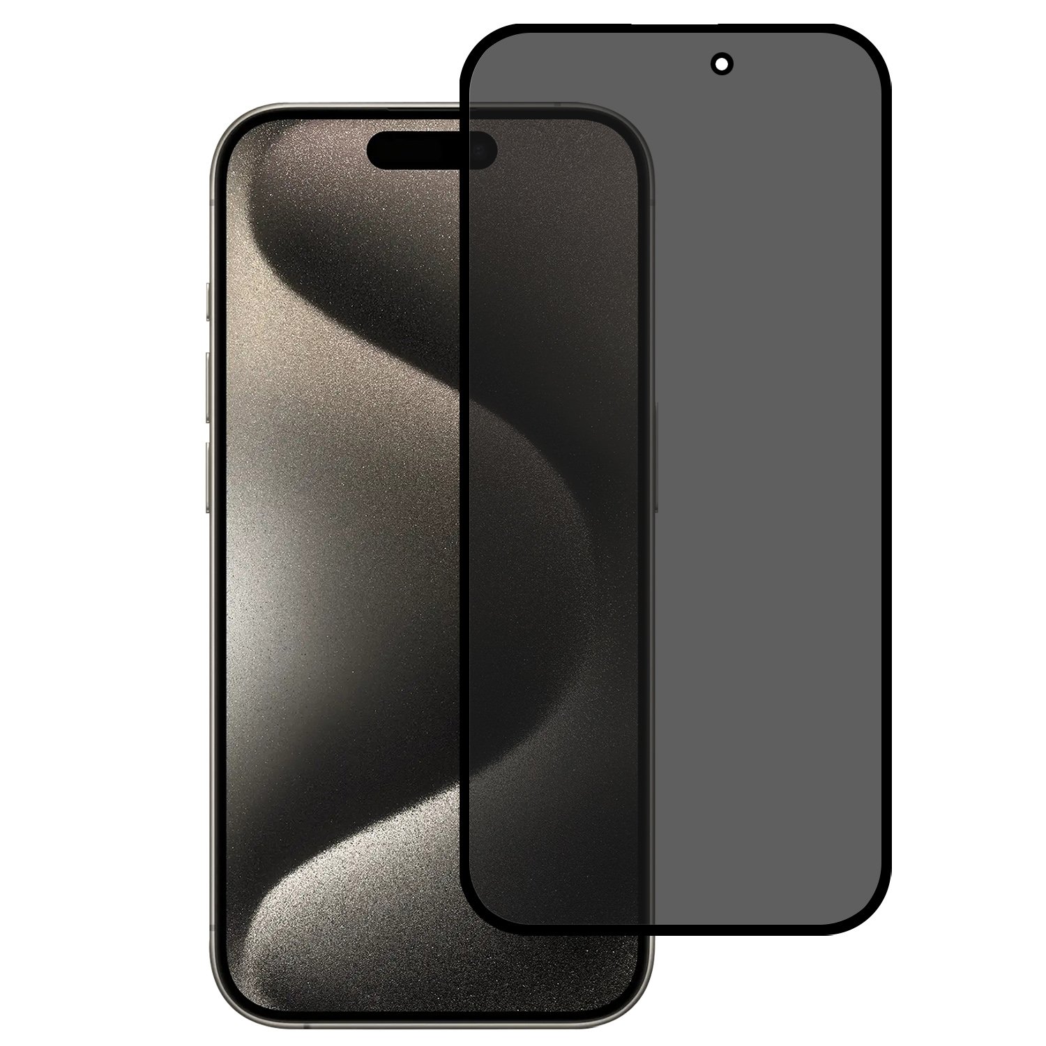 for iphone 16 pro 6.3 inch privacy tempered