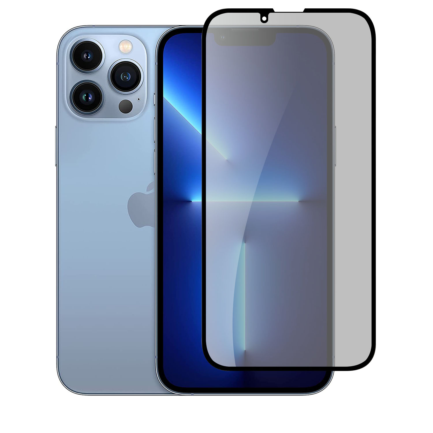 for iphone 15 plus privacy tempered