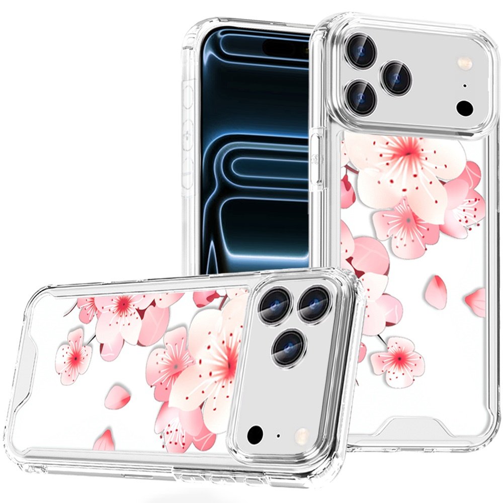 for iphone 17 pro max beautiful tpu designs case case cherry blossom