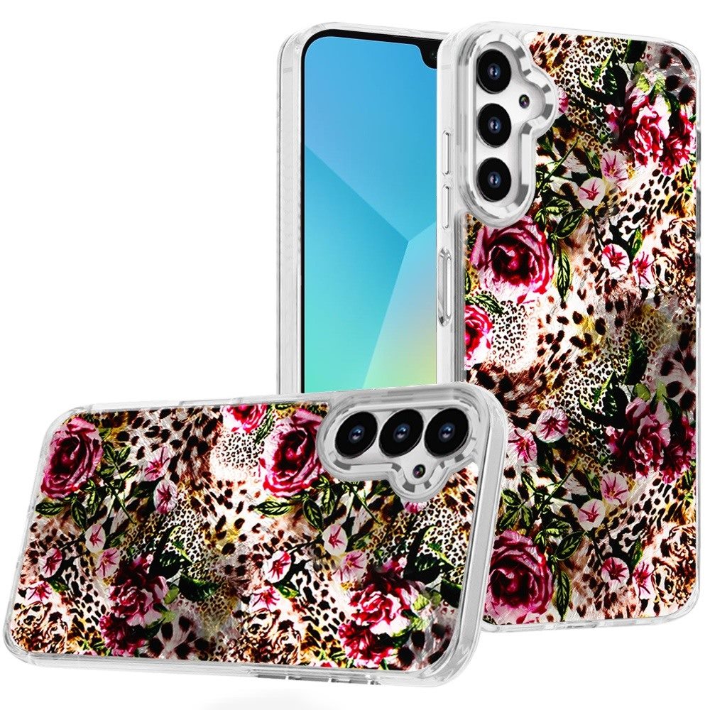 for samsung a16 5g beautiful epoxy designs with chrome metallic edges hybrid 1