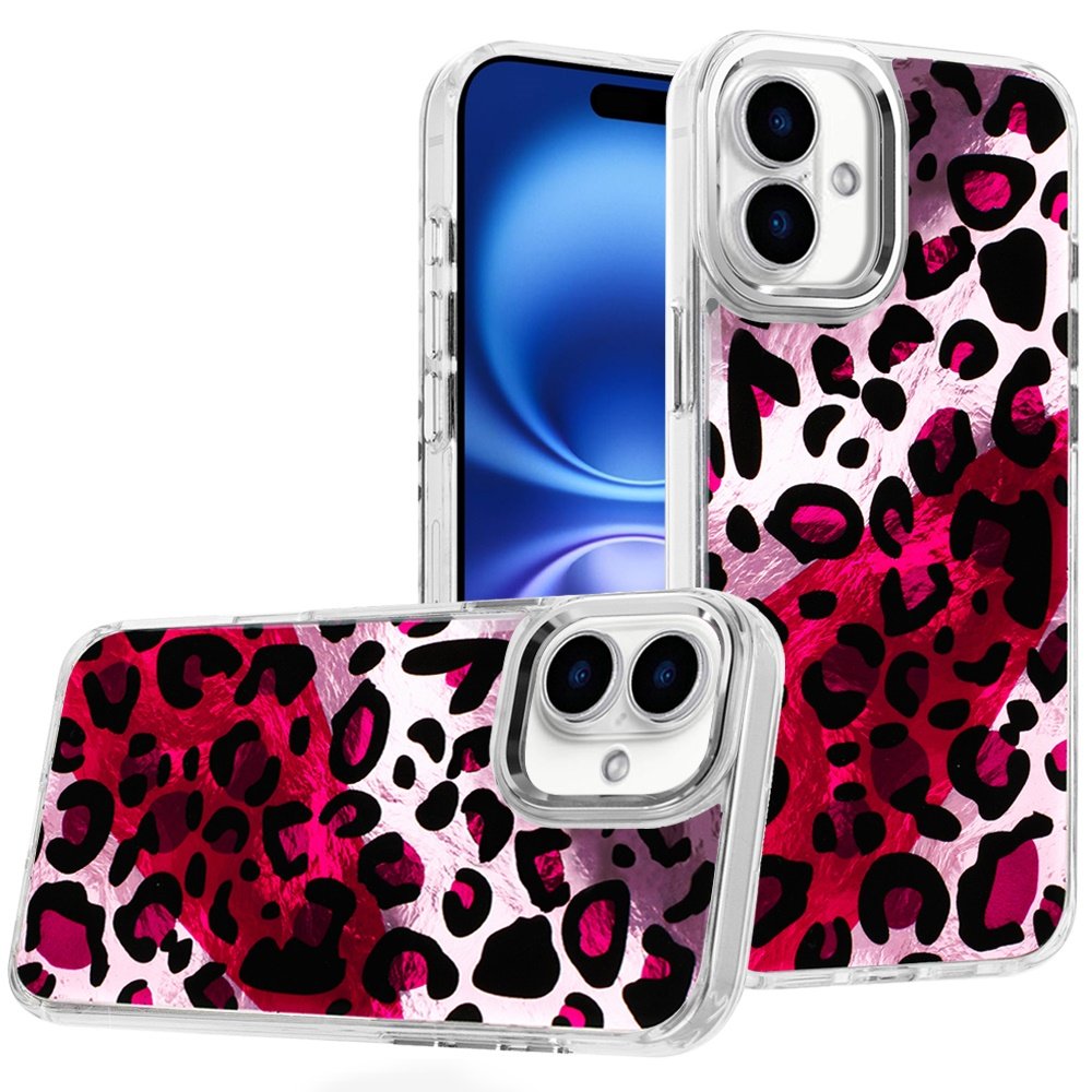 for iphone 17 beautiful epoxy designs with chrome metallic edges hybrid 4
