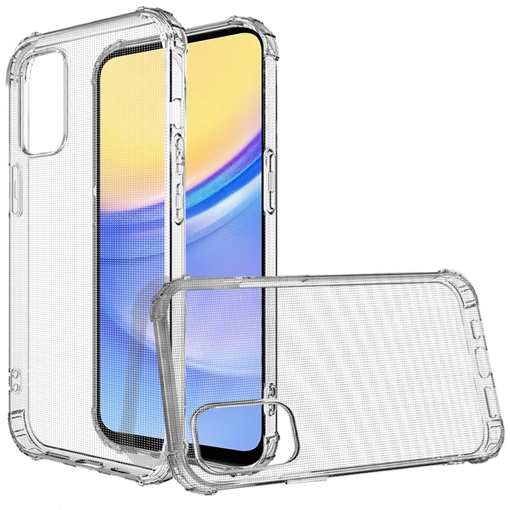 for samsung a16 5g shockproof transparent thick tpu case cover clear