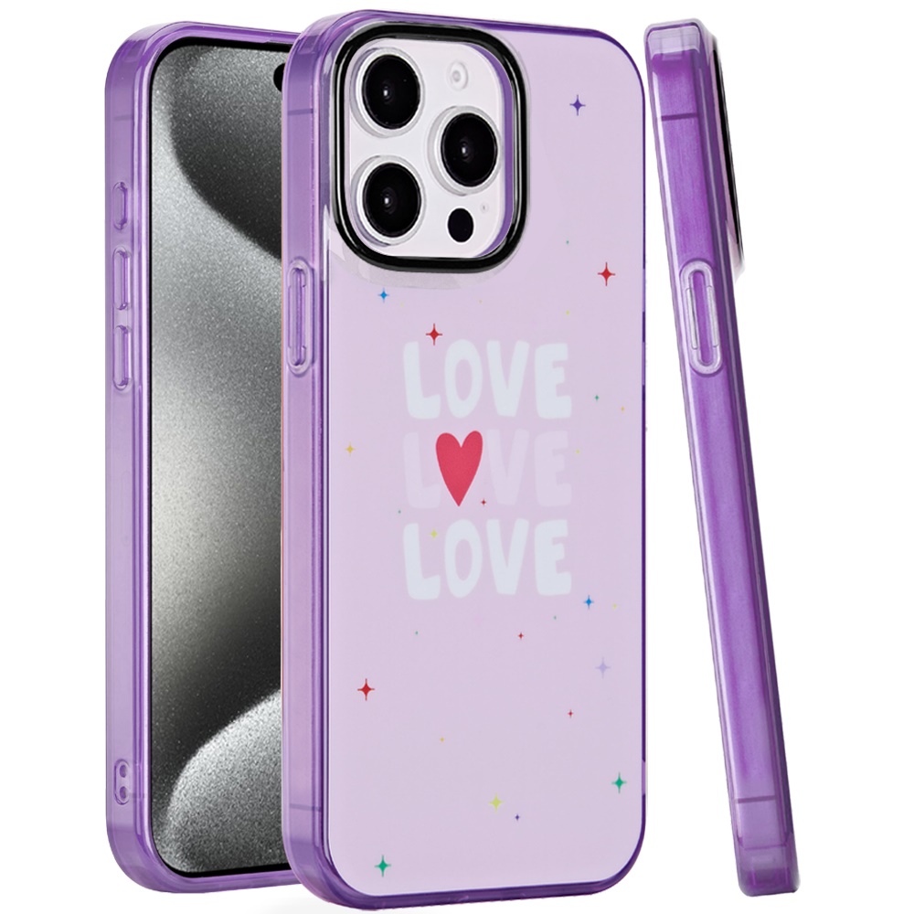 for ip15 pro max double layer design imd tpu case love