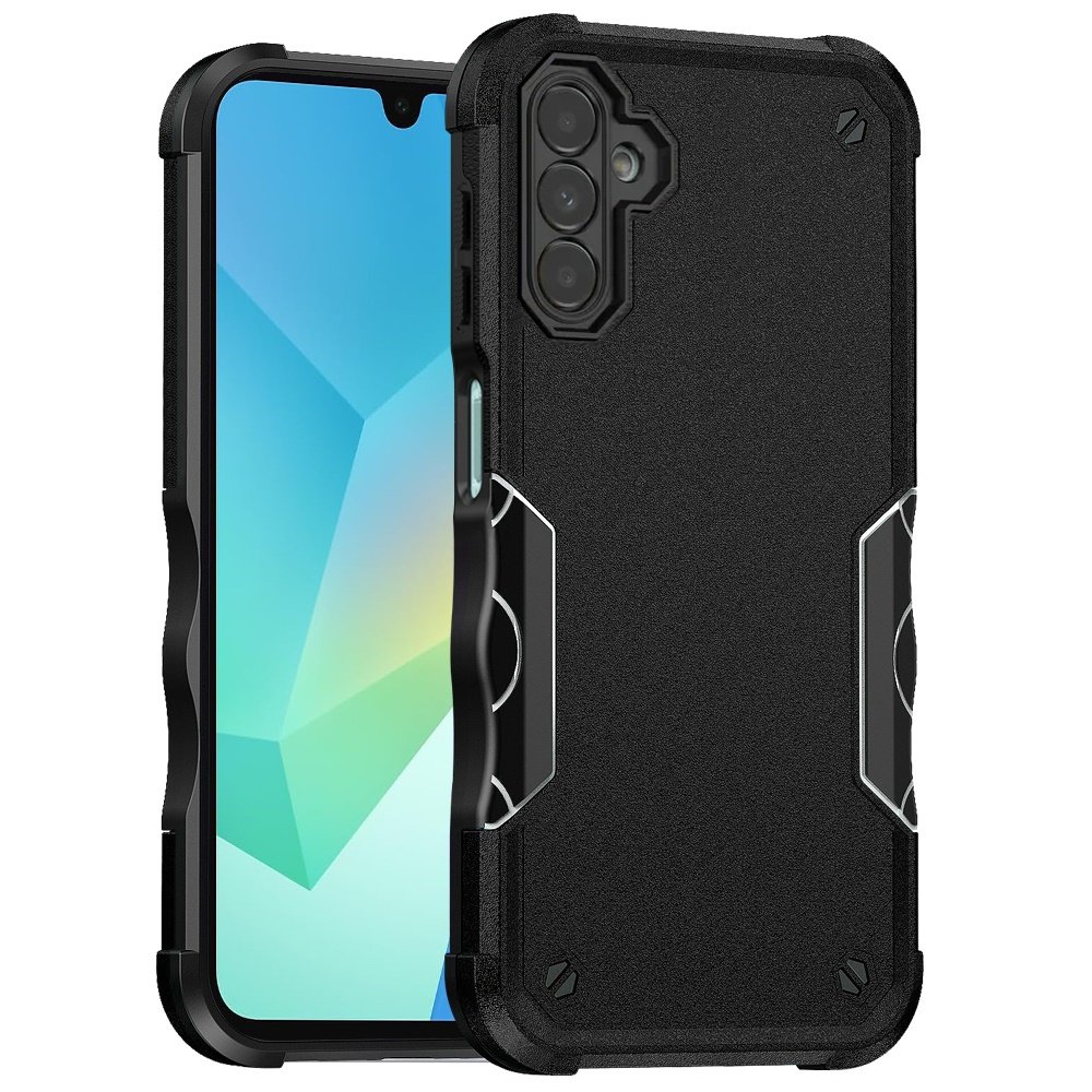 for samsung a16 5g exquisite tough shockproof hybrid case cover black