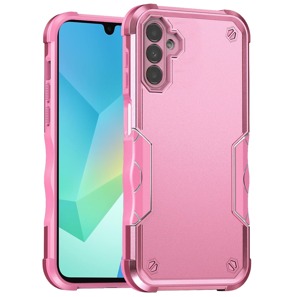 for samsung a16 5g exquisite tough shockproof hybrid case cover pink