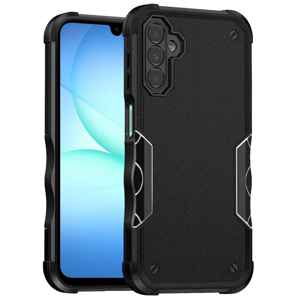 for samsung a17 5g exquisite tough shockproof hybrid case cover black