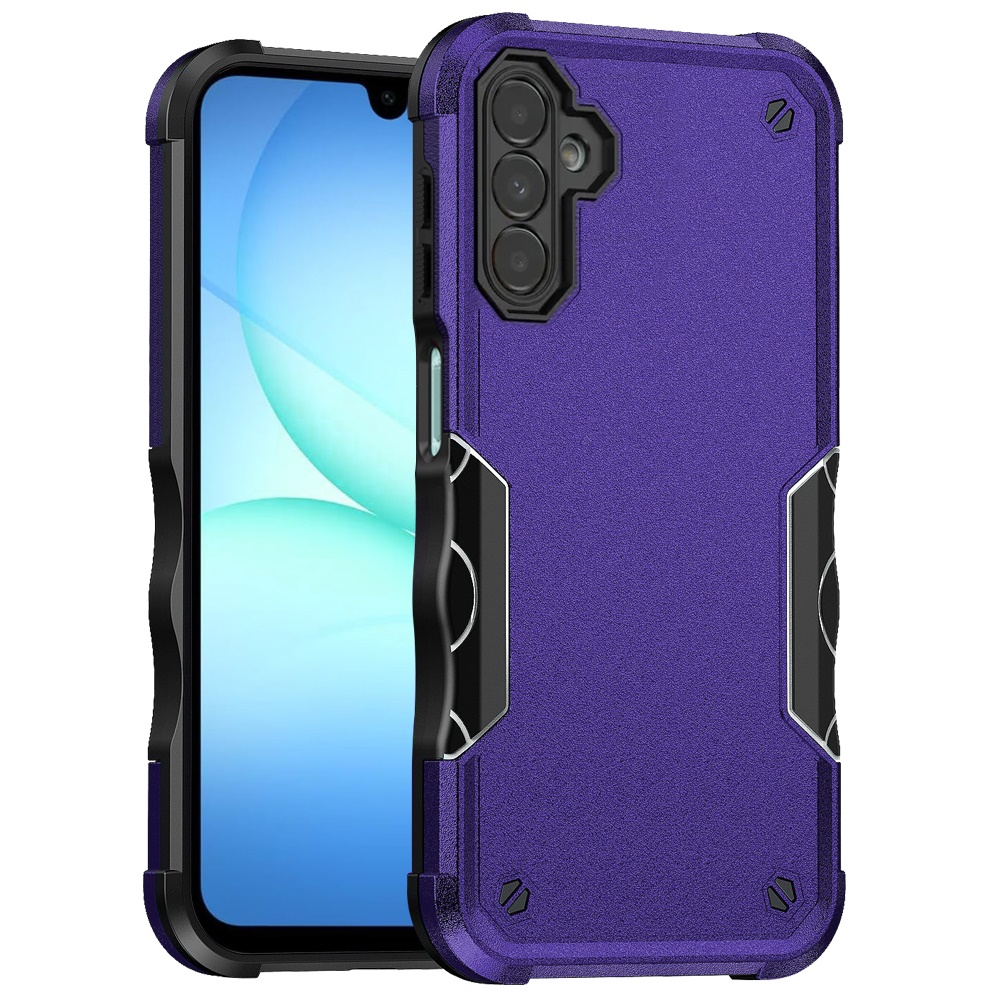 for samsung a17 5g exquisite tough shockproof hybrid case cover dark purple