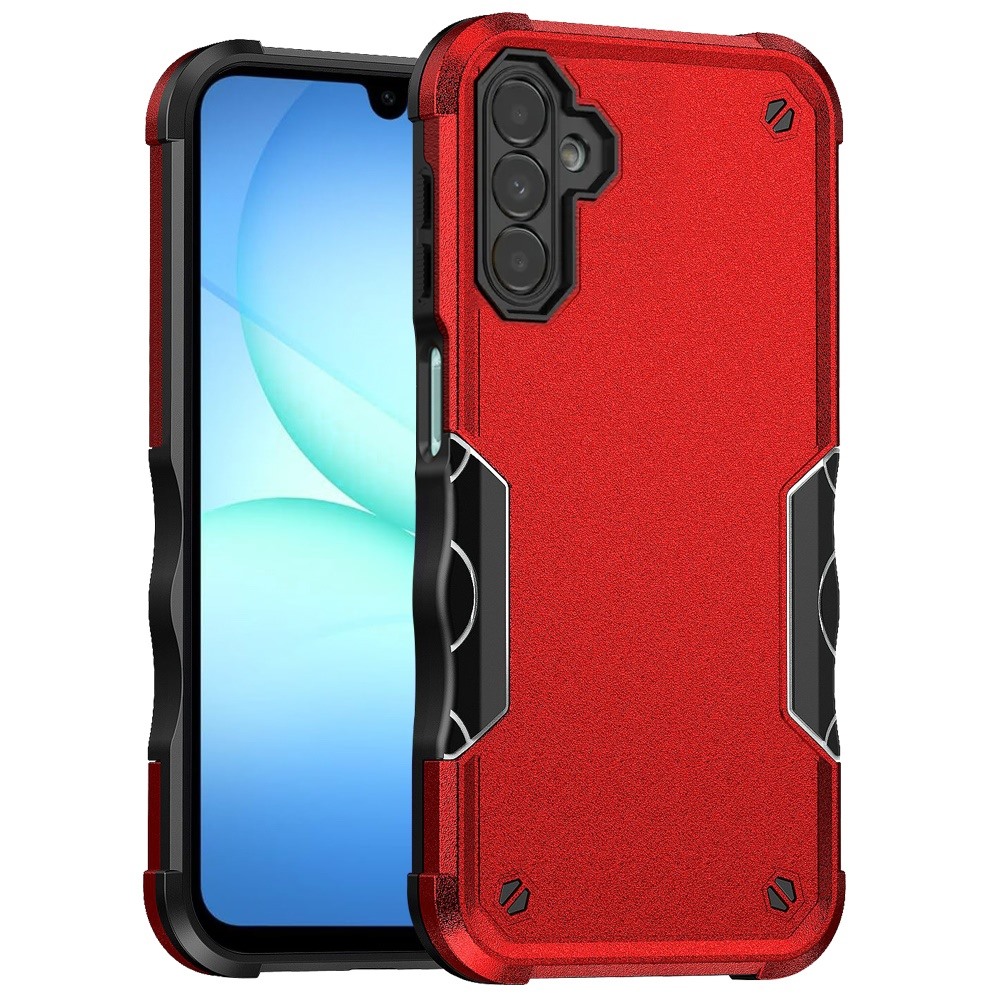 for samsung a17 5g exquisite tough shockproof hybrid case cover red